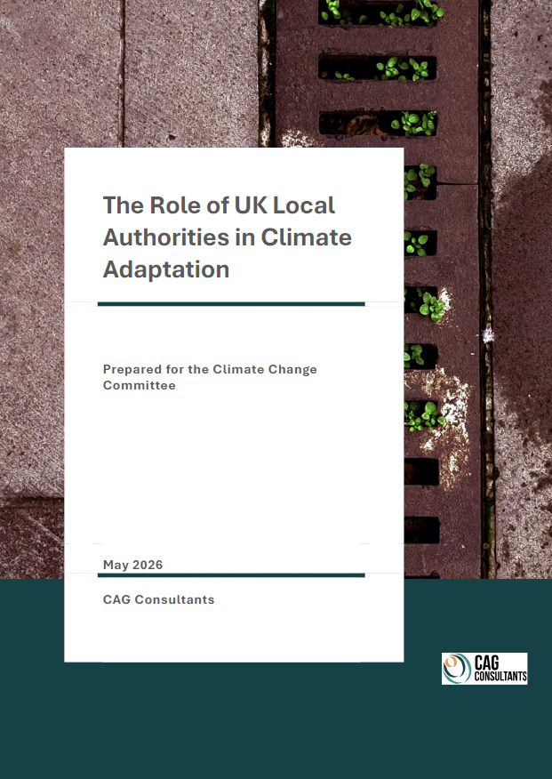 The Role of UK Local Authorities in Climate Adaptation (CAG consultants)
